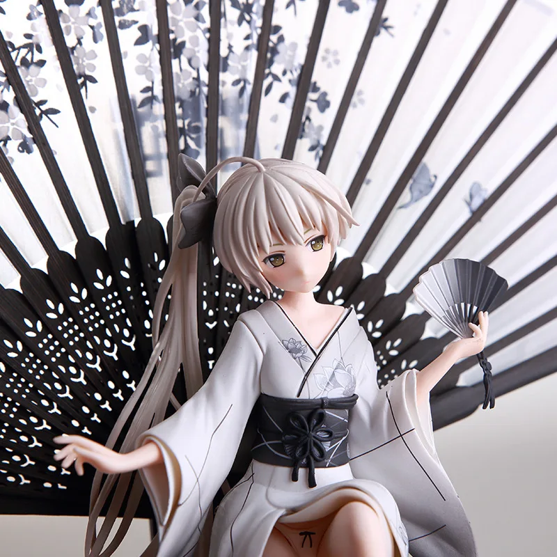 26cm Yuani Zhikong Jurul Domului Kimono Fată Anime Figura Kasuga Sălbatice Dom Doilea Element Japoneză Șasiu Model de Jucărie Ornamente Imagine 1