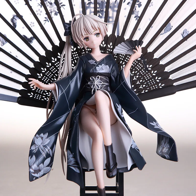 26cm Yuani Zhikong Jurul Domului Kimono Fată Anime Figura Kasuga Sălbatice Dom Doilea Element Japoneză Șasiu Model de Jucărie Ornamente Imagine 4