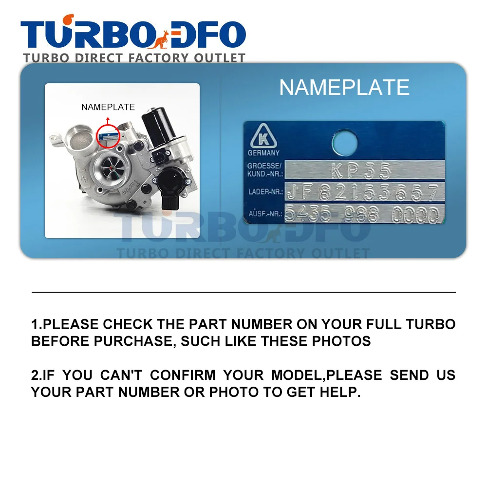 TF035HL 1515A322 Plin Turbo Turbine Pentru Mitsubishi L200 TRITON 2.5 L 131Kw 178Hp 4N15 Turbocompresor 49335-01700 49335-01701 2017- Imagine 0