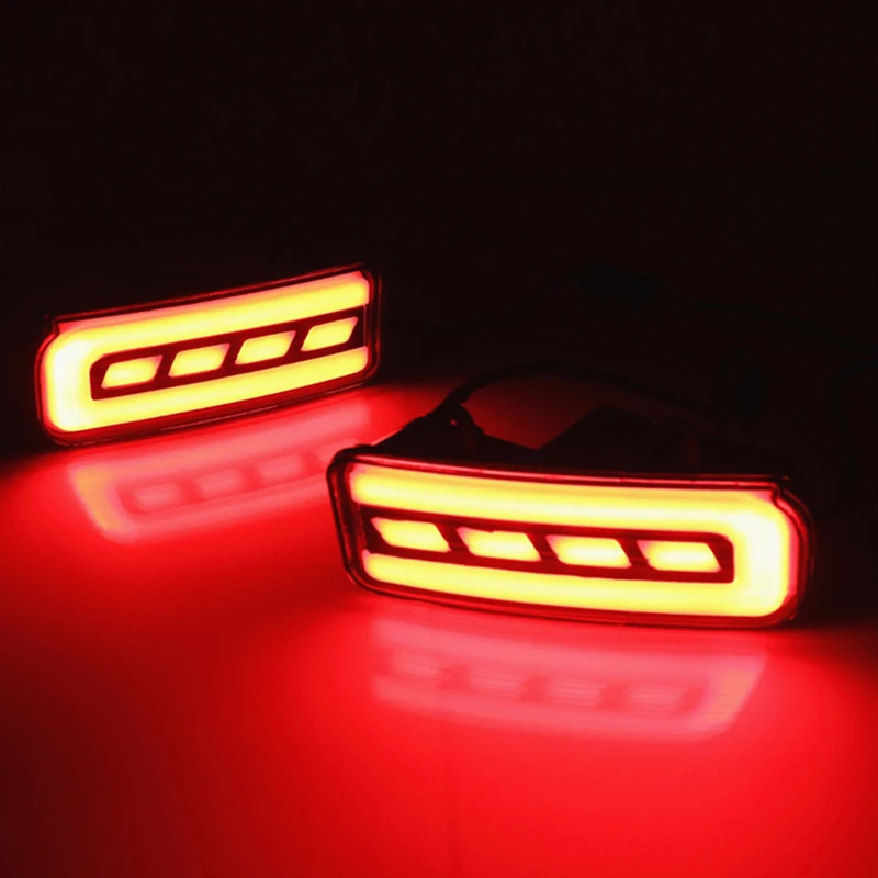 Auto Bara Spate Reflector LED de Avertizare de Ceață de Semnalizare Lampa de Frână lampa spate Lampa ABS Rosu se potrivesc pentru Honda CRV 2016 Imagine 1
