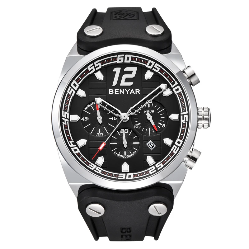 2021 Noua Moda Bărbați Ceas Cauciuc Ceasuri de mână de Brand de Top de Lux Sport Cuarț Ceas pentru Bărbați Ceas Masculin Cadouri reloj hombre Imagine 0