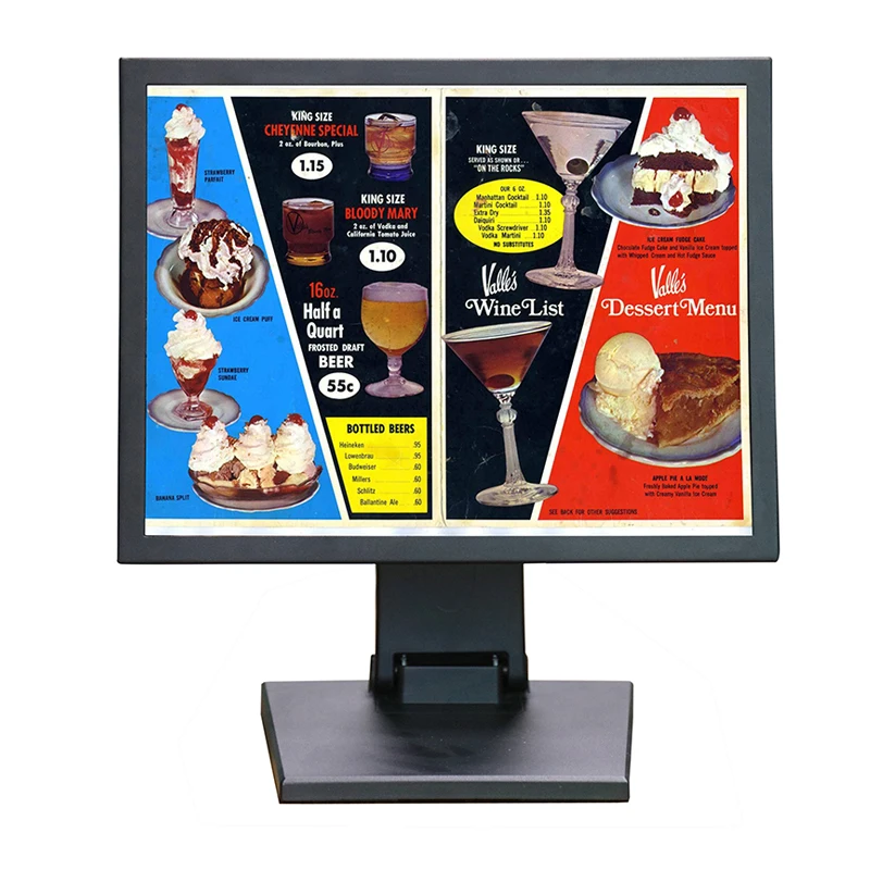 Prețul de fabrică 19 inch ktv fara rama lcd monitor touch screen Imagine 0