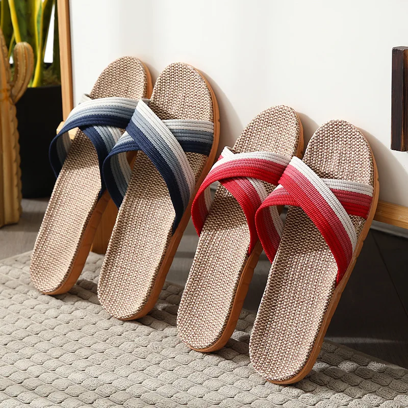 In papuci de casa pentru femei vara interior non-alunecare lenjerie de pat, papuci de casă și casa patru anotimpuri papuci Imagine 2