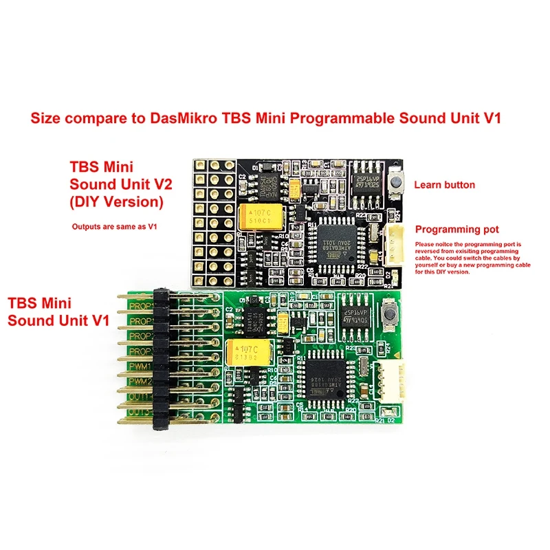 DM Das87 TBS Mini Programabile de Sunet și Lumină Unitate de Control V2 (Versiunea DIY) Imagine 2