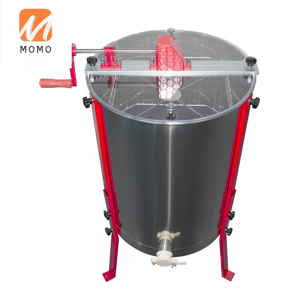 Extractorul de miere 4 rame manuală centrifuga pentru miere Imagine 4
