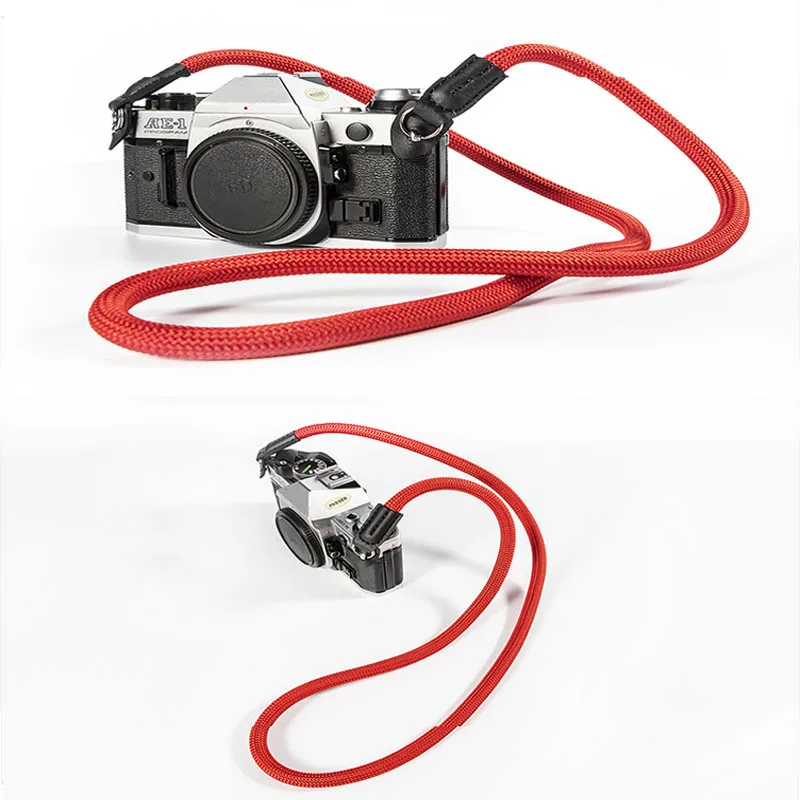 10buc Nylon piele la modă personalitate camera coarda curea pentru aparate foto SLR și un micro-camere single Imagine 4