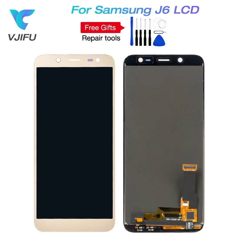 Pentru Samsung Galaxy J6 2018 J600 Ecran LCD Display Touch Screen Ecran pentru a Regla Luminozitatea J600F Înlocuirea cu Cadru Lipici Imagine 5