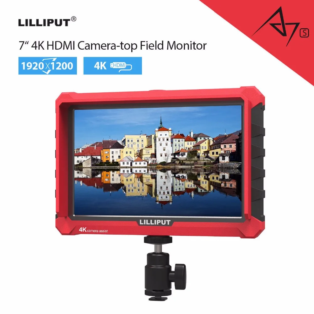 Lilliput A7s 4K Monitor de 7 Inch Ecran HD IPS 500cd/m2 Camera Domeniul Monitor 4K Video HDMI pentru Nikon Canon Sony DSLR Fujifilm Imagine 4