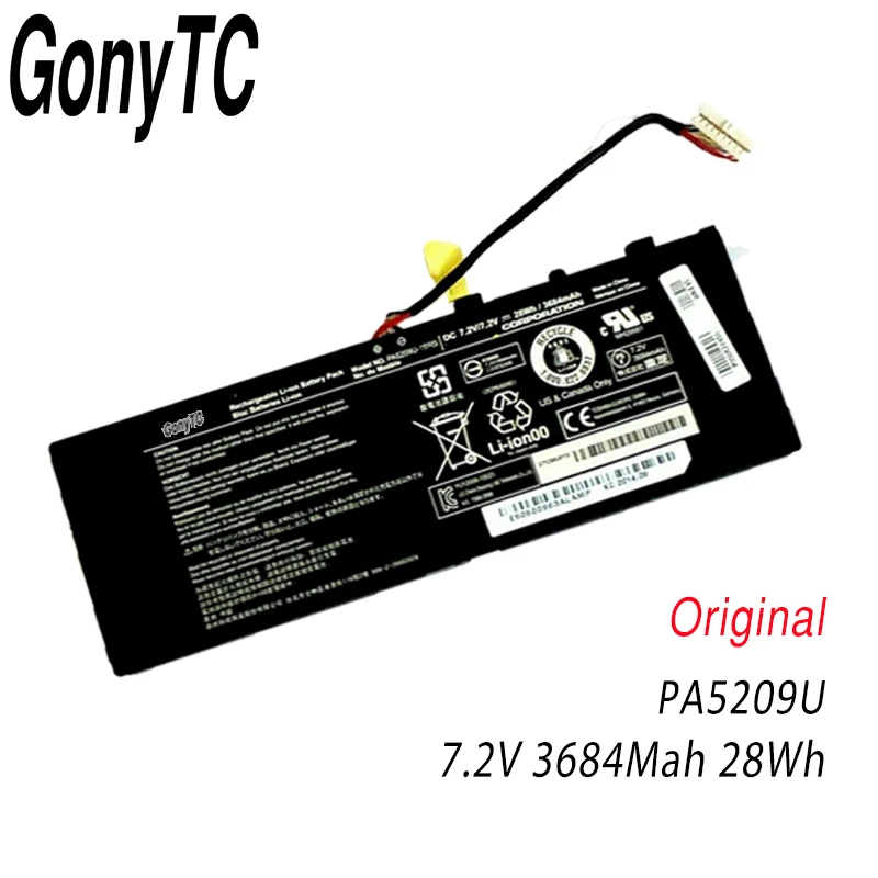 GONYTC baterie laptop PA5209U PA5209U-1BRS PENTRU TOSHIBA SATELLITE L15W-B1302 L15W-B1310 L10W-C PENTRU Radius 11 -10E 11 -10G Imagine 2