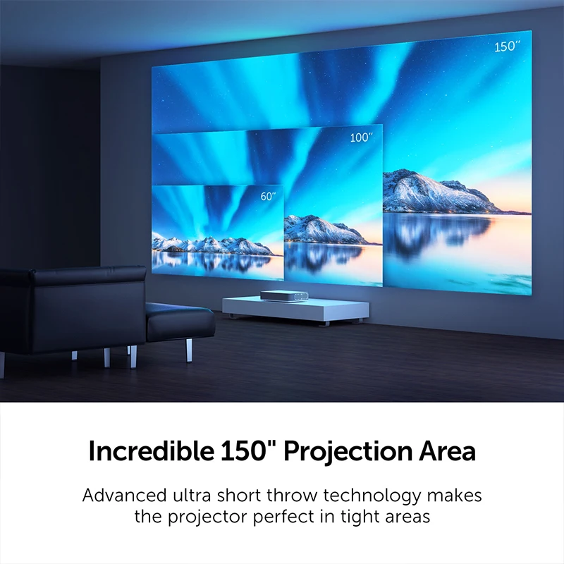 UHD cu laser tv home theatre proiector vava 4k proiector scurt arunca 6000 versiune Globală VAVA proiector 4k Imagine 0