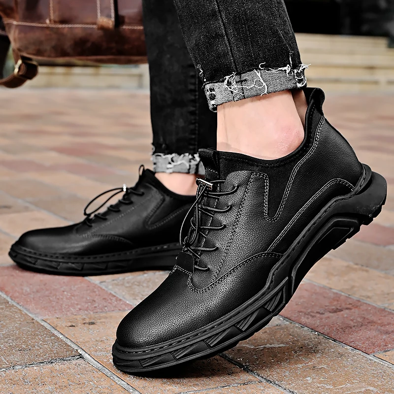 Vanzare Pantofi pentru bărbați primăvara toamna noua moda pantofi barbati scule pantofi stil Britanic simplu moda Joker de piele ~ Pantofi pentru bărbați < Avolegal.ro