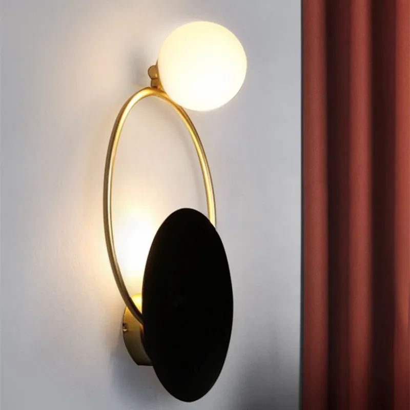 LED-uri de interior Moderne Lampă de Perete de Lux, Decor Acasă de Iluminat Creative Hol de Hotel Camera de Oaspeti Camera de zi Dormitor Lampă de Noptieră Imagine 3