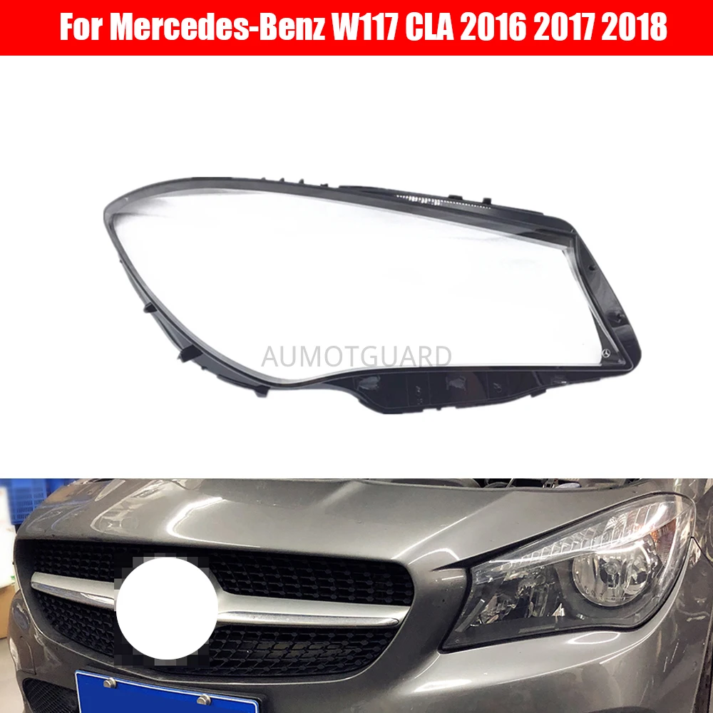 Masina de Lentile Far Pentru Mercedes-Benz CLA W117 2016 2017 2018 Far Înlocuirea Capacului Auto Shell Imagine 1
