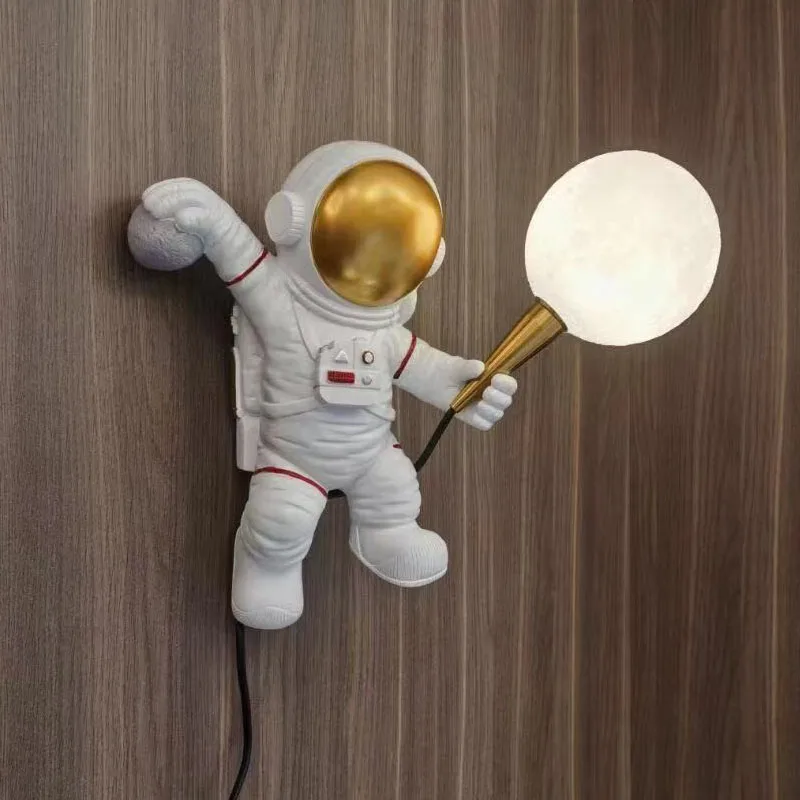 Nordic lămpi de perete astronaut creative living decor lampa postmodern minimalist noptiera dormitor Camera Copiilor lumini Imagine 1