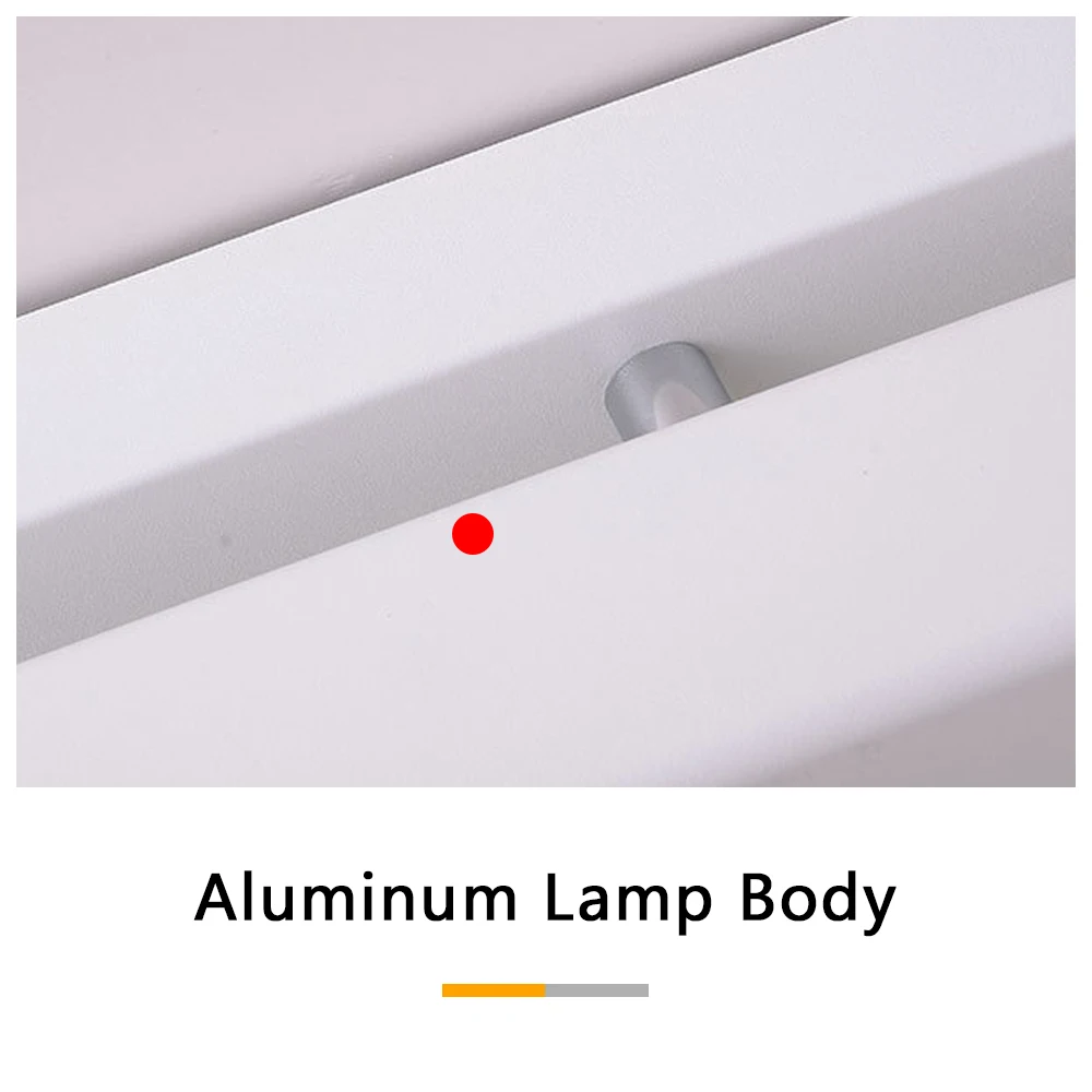 SANDIY Nordic Rotativă de Perete Lampi LED de Interior, Corpuri de iluminat pentru Living Noptiera Culoar de Aluminiu Minimalist de Perete de Lumină Alb-Negru Imagine 1