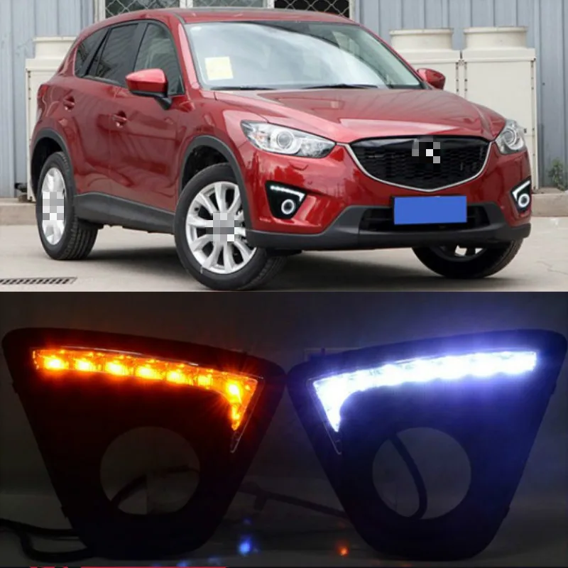 LED DRL Daytime Running Light Lampa de Ceață Auto 12V Lumini pentru Mazda CX5 CX-5 2012-2016 Imagine 1