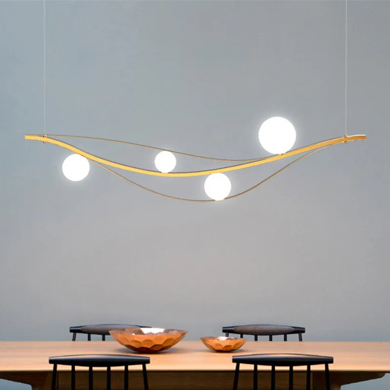 Nordic Creative Frunze în Formă de Candelabru LED Personalitate Dormitor, Camera de zi Lumina Art Hotel Restaurant Bar de Iluminat Decorative Imagine 1