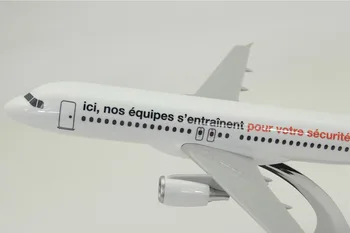 1/200 37CM Airbus A320 Paris companiile Aeriene Avion model Airways Avion aviației Jucării avion cadou de colectare nu șasiul de bază