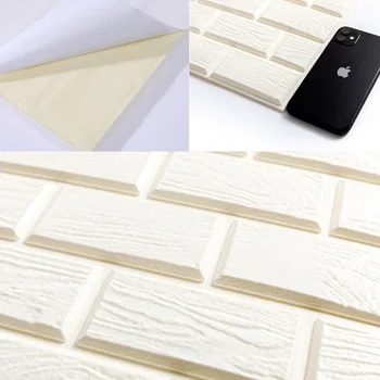 16pcs 3D Brick Perete Autocolante Tapet Decor Spuma Impermeabil Perete care Acoperă Tapet Pentru Copii Camera de zi DIY Fundal