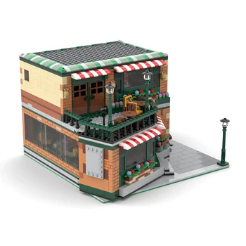 2258Pcs Modular Central Perk Cafe & Pub MOC-54894 DIY Blocuri de Jucărie Pentru Copii Jucării(Licențiat Și Proiectat de Către Kim Artizan