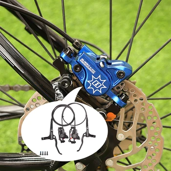Bicicleta Hidraulice, Frana Disc Fata-Spate, Etriere 160mm Disc de Frână Rotor din Aliaj de Aluminiu Stanga Dreapta Maneta de Frână Kit