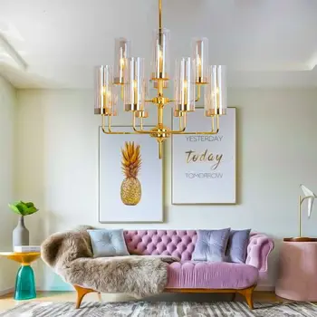 Led-uri moderne, candelabre de cristal candelabru plafon plafon plafon decor decoratiuni de craciun pentru casa luminaria de mesa