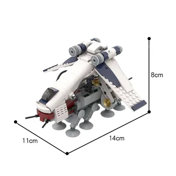MOC Stele Spațiu de Luptă-BH-190, de Asemenea, Cunoscut sub numele de L-ARIPA Nava Aeronave Building Block Model de Jucărie Aerospațială Model Jucării pentru Băieți Cadou