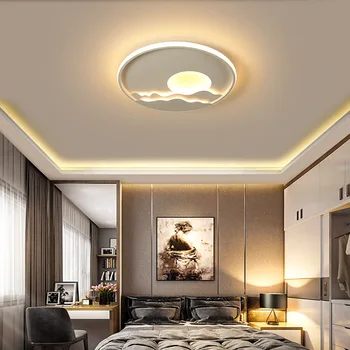 Nordic conduse de plafon lumina cafe hotel Tavan Lampa Iluminat camera de zi dormitor decor acasă lumini plafon