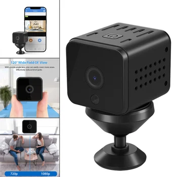 Portabil Mini Camera Mica 1080P de Detectare a Mișcării pentru Bona în aer liber, Birou de Securitate