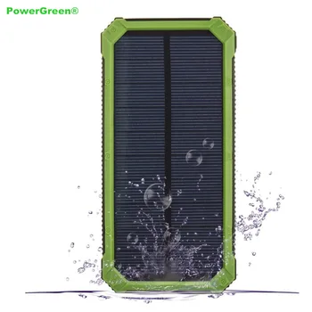 PowerGreen Solare Powerbank Carabină Design Dual Port USB Încărcător de 15000mAh Mini-Panou cu Celule Solare Încărcător Solar pentru Telefoane Mobile