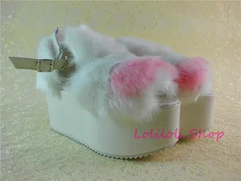 Printesa lolita dulce pantofi Lolilloliyoyo antaina pantofi personalizate fund gros alb,roz turma piele catarama-curea pantofi plat an5210