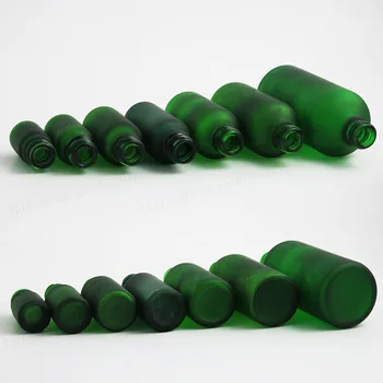 Reîncărcabile 100ml 50m l30ml 20 ml 15 ml 10ml 5ml Îngheț Verde de Sticlă Roll-on Sticle de Sticlă cu Bile cu Role 200pcs