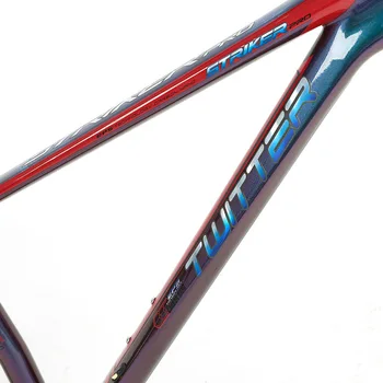 TWITTER Nou din fibra de carbon mountain bike cadru găleată osie - și schimba culoarea versiune de cross-country mountain bike cadru