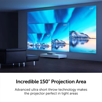 UHD cu laser tv home theatre proiector vava 4k proiector scurt arunca 6000 versiune Globală VAVA proiector 4k