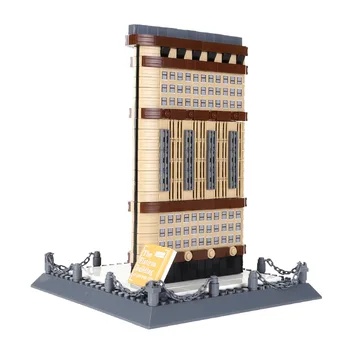 Wange Blocuri de arhitectura de renume Mondial de Cărămizi din Plastic Flatiron Building Model pentru Copii Jucării Distractive pentru Copii Cadouri Brinquedos 4220