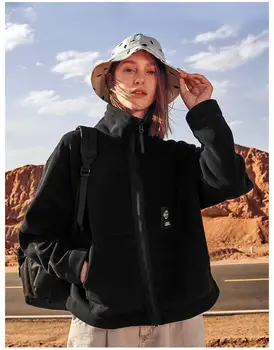 Xiaomi Bărbați femeie tendință de lână cald sacou în aer liber Soft Shell Jacheta Fleece Confort, Sport, Drumetii, Camping Schi Trekking haina